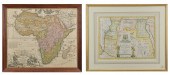 TWO ANTIQUE AFRICAN MAPS. Earl