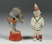 TWO ANTIQUE AMERICAN CAST IRON