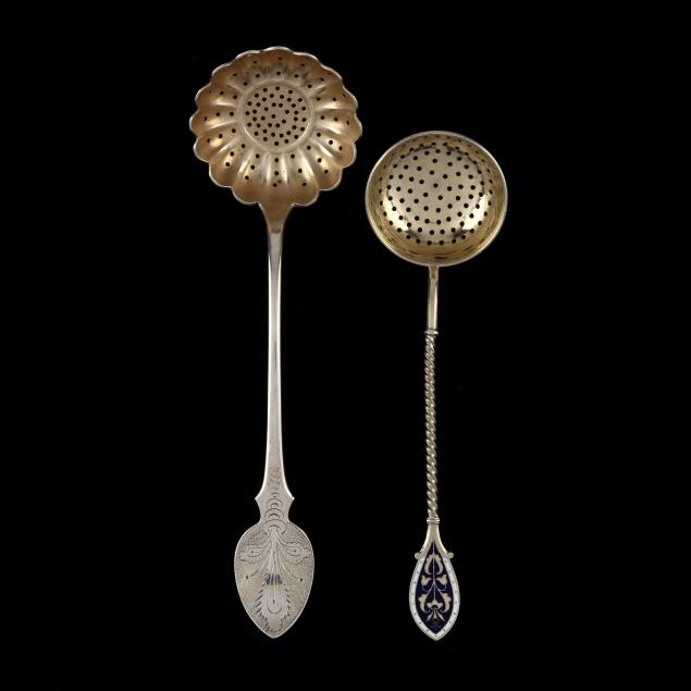 TWO ANTIQUE AMERICAN STERLING