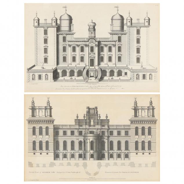 TWO ANTIQUE ARCHITECTURAL