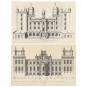 TWO ANTIQUE ARCHITECTURAL ENGR