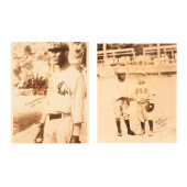 TWO ANTIQUE BASEBALL PHOTOGRAP