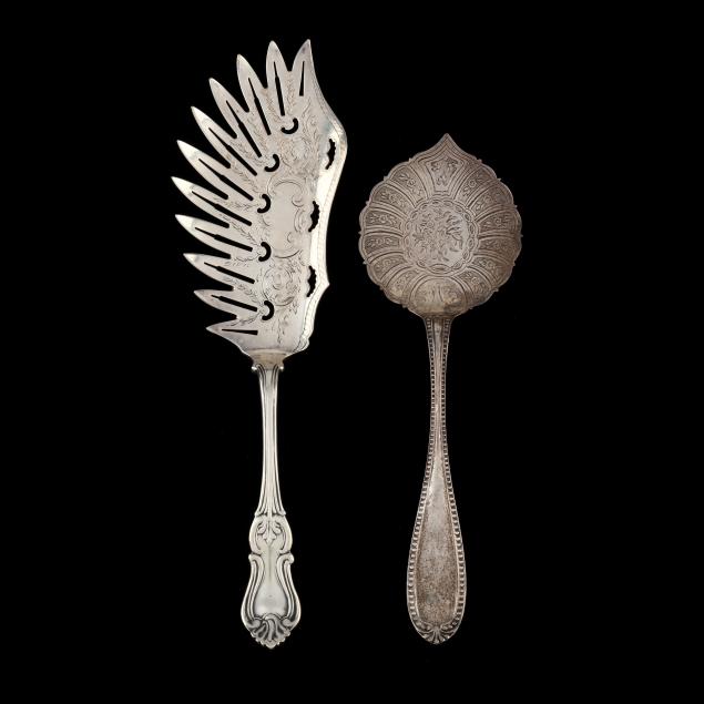 TWO ANTIQUE BOSTON STERLING