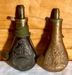 Two Antique brass and copper