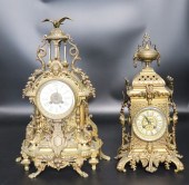 TWO ANTIQUE BRONZE CATHEDRAL S