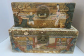 TWO ANTIQUE CHINESE HANDPAINTE