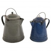 TWO ANTIQUE COUNTRY PRIMITIVE