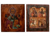 TWO ANTIQUE EASTERN ORTHODOX I