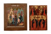 TWO ANTIQUE EASTERN ORTHODOX I