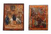 TWO ANTIQUE EASTERN ORTHODOX I