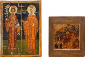 TWO ANTIQUE EASTERN ORTHODOX I