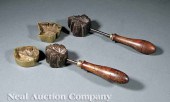 Two Antique English Leather Pr
