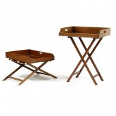 TWO ANTIQUE ENGLISH MAHOGANY B
