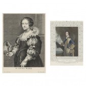 TWO ANTIQUE ENGLISH PORTRAITS