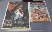 Two Antique French Lithograph