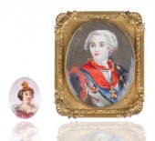 TWO ANTIQUE FRENCH MINIATURESc
