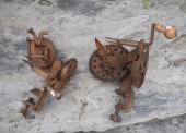 Two antique F.W. Hudson signed