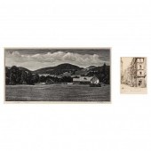 TWO ANTIQUE GRAPHIC WORKS - MO