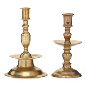 TWO ANTIQUE "HEEMSKIRK" BRASS