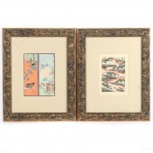 TWO ANTIQUE JAPANESE KIMONO CO