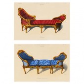 TWO ANTIQUE LITHOGRAPHS FROM G