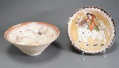 TWO ANTIQUE MIDDLE EASTERN GLA