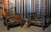 Two antique ‘Morris’ chair fra