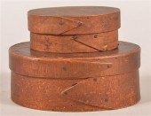 TWO ANTIQUE OVAL BENTWOOD PANT