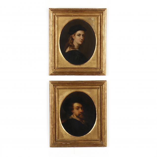 TWO ANTIQUE PAINTINGS AFTER