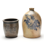TWO ANTIQUE PENNSYLVANIA SALT