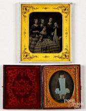 TWO ANTIQUE PHOTOGRAPHSTwo ant