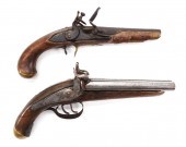 TWO ANTIQUE PISTOLS Continenta