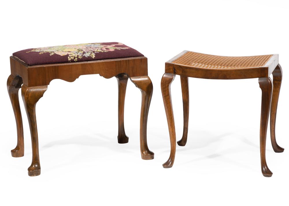 TWO ANTIQUE QUEEN ANNE-STYLE