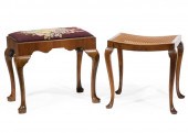 TWO ANTIQUE QUEEN ANNE-STYLE M
