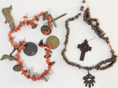 Two Antique Religious Necklace