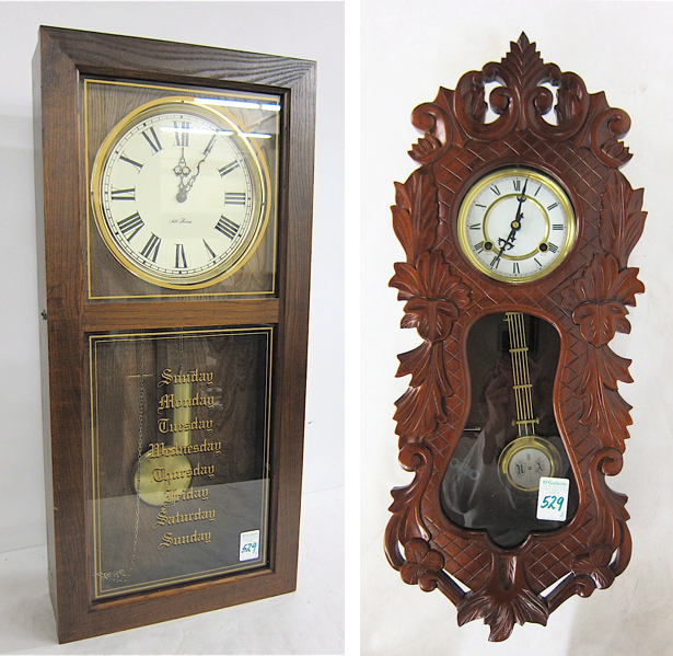TWO ANTIQUE REPRODUCTION WALL