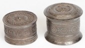 TWO ANTIQUE SILVER SHAN BURMES