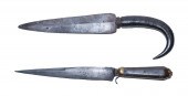 TWO ANTIQUE SPANISH FIGHTING K