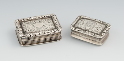 Two Antique Sterling Silver
