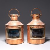 Two Antique Tung Woo copper po