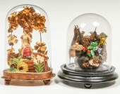 TWO ANTIQUE VICTORIAN DOME DIS