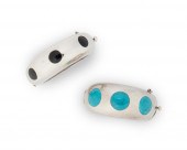 TWO ANTONIO REINA SILVER TAPER