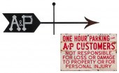 TWO A&P GROCERY STORE MEMORABI