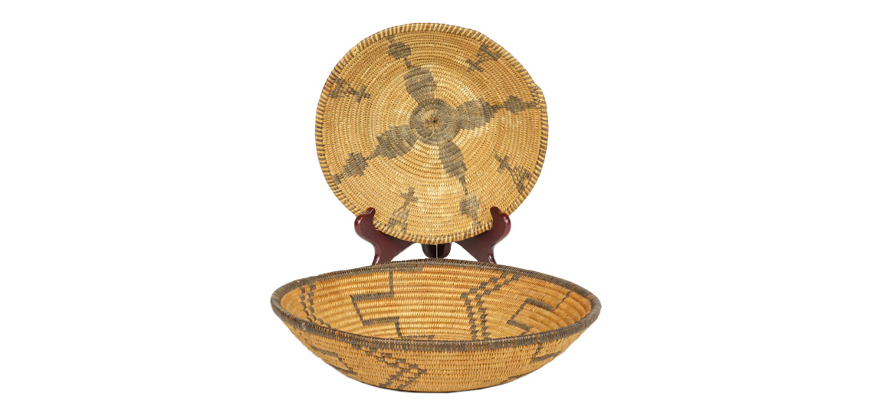 TWO APACHE BASKETS (lot of 2)