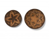 TWO APACHE PICTORIAL BASKETSTw