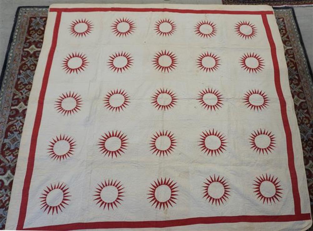 TWO APPLIQUE PATCH QUILTS AND YOUTH