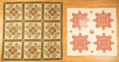 TWO APPLIQUé QUILTS, 19TH AND