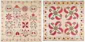 TWO APPLIQUé QUILTS, 19TH C.Tw