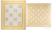 TWO APPLIQUé QUILTS, EARLY TO