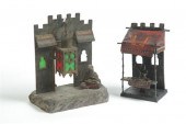 TWO ARABIAN MERCHANT LAMPS.  A